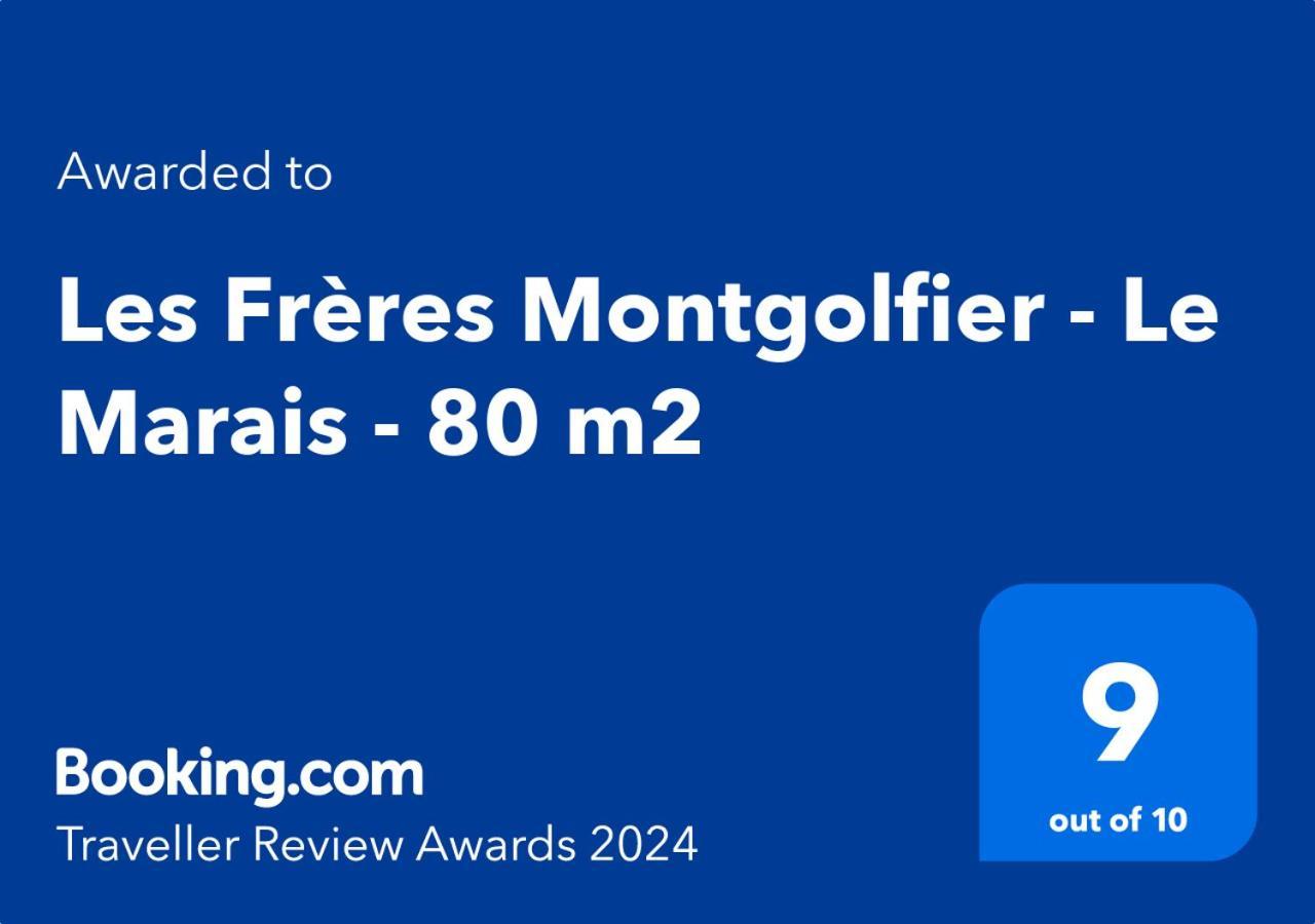 Apartamento Les Freres Montgolfier - Le Marais - 80 M2 París Exterior foto